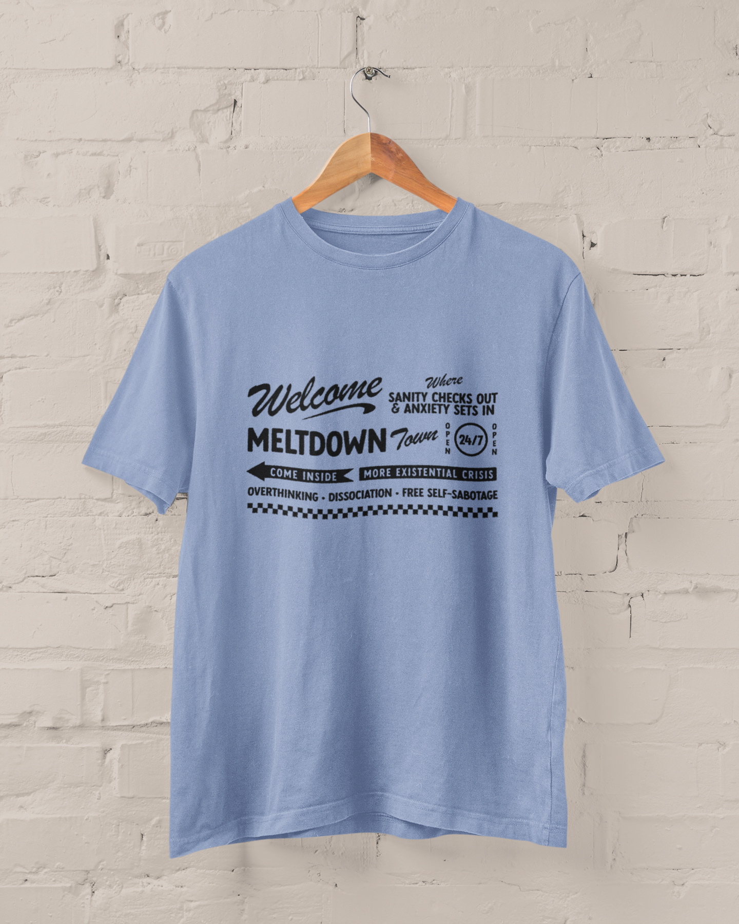 Welcome To Meltdown Town Graphic Top