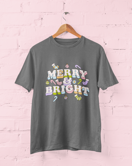 Pastel Merry & Bright Graphic Top