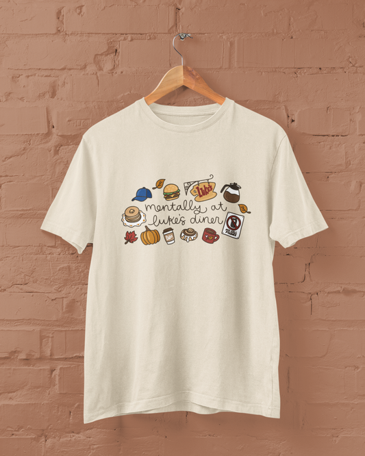 Mentally At Lukes Diner Graphic Top
