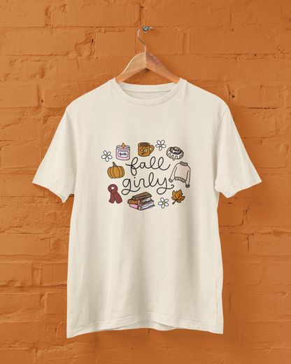 Fall Girly Graphic Top