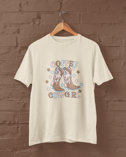 Coffee Cowgirl Graphic Top