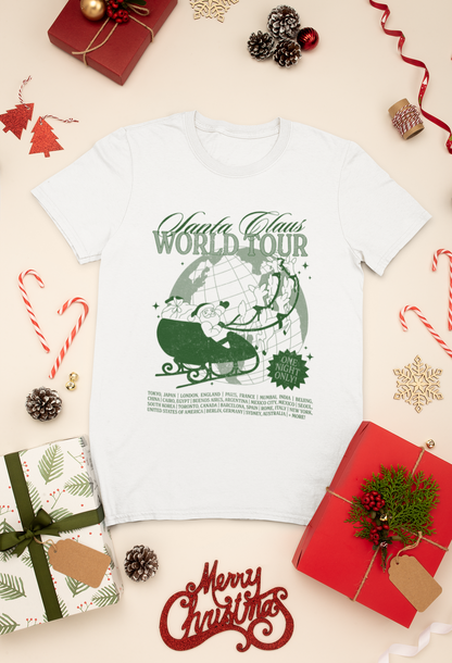 Santa Claus World Tour Graphic Top