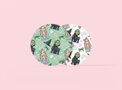 Pink & Green Besties | Set Of 2 | Coasters