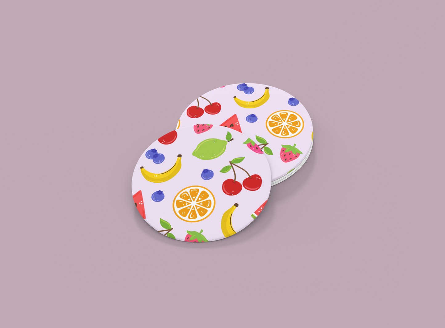 Spring Fruits | Set of 2 | Coasters