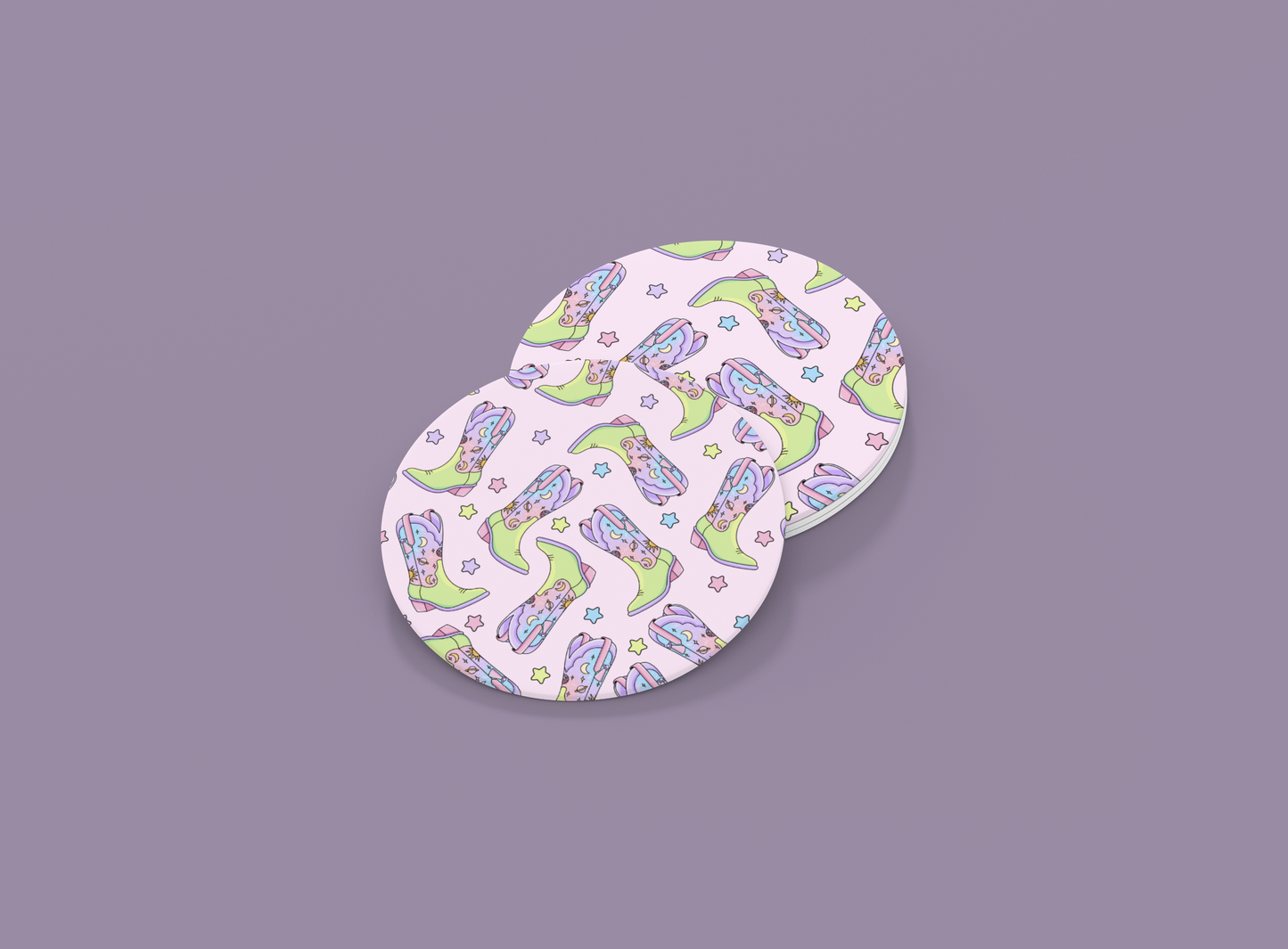 Cosmic Cowgirl | Set of 2 | Coasters (Copy)