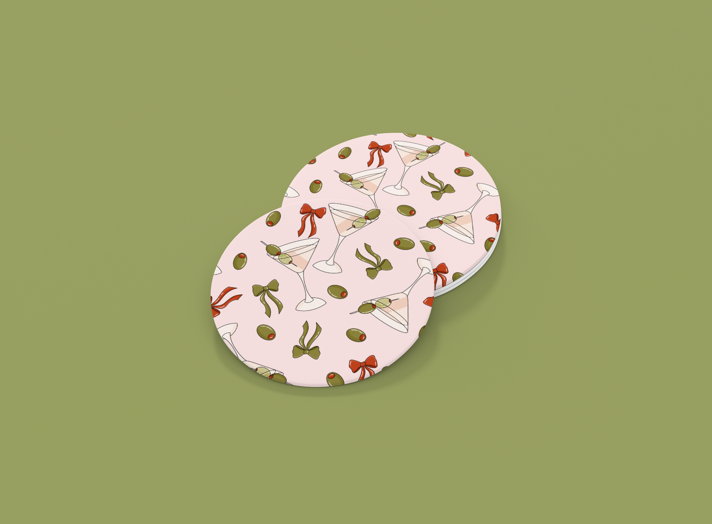 Martini Time | Set of 2 | Coasters