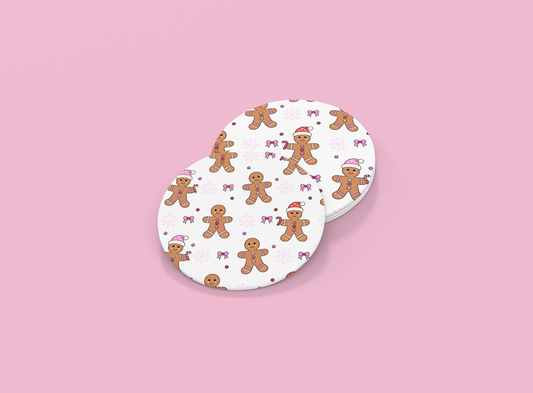 Gingerbread Girlies | Set of 2 | Coasters