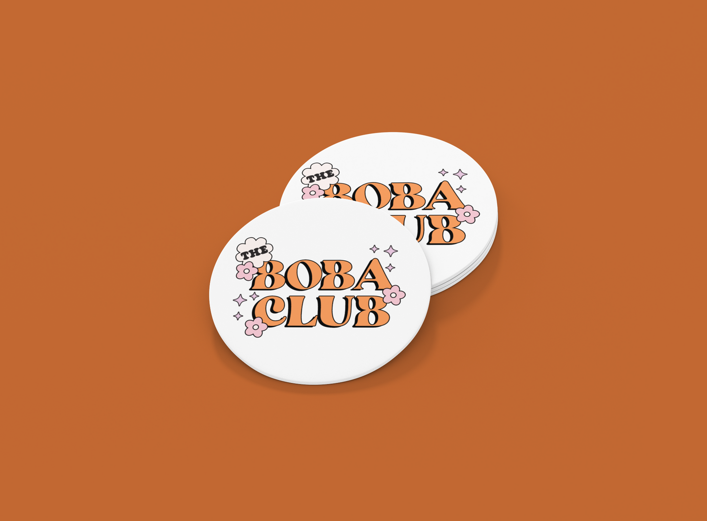 The Boba Club | Set of 2 | Coasters