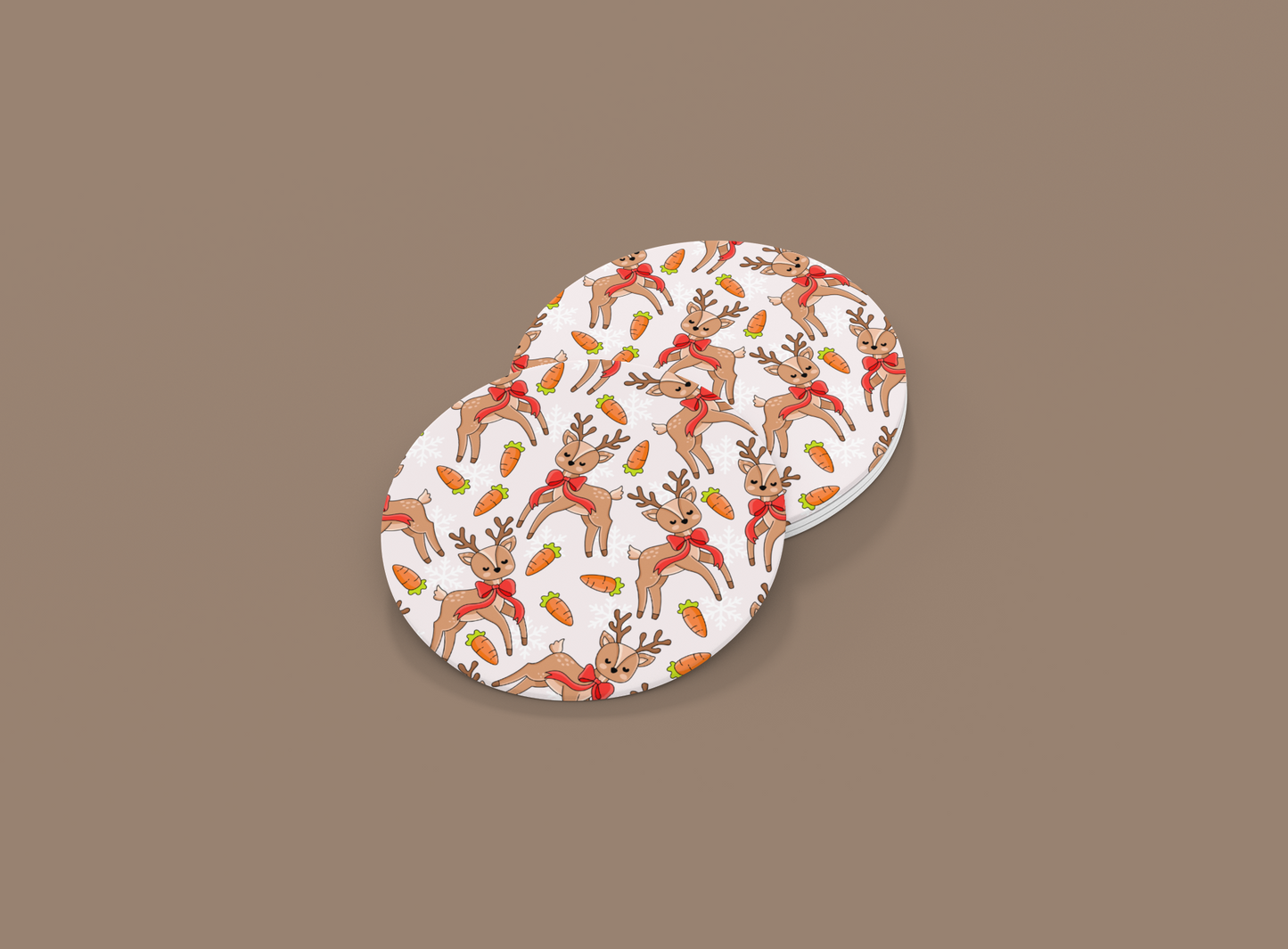 Reindeers | Set of 2 | Coasters