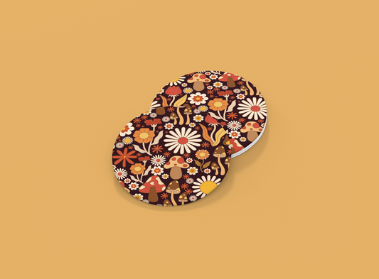 Autumn Mushie | Set of 2 | Coasters