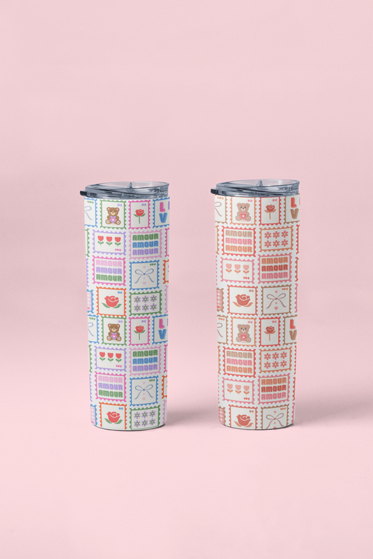 Love Stamps Tumbler