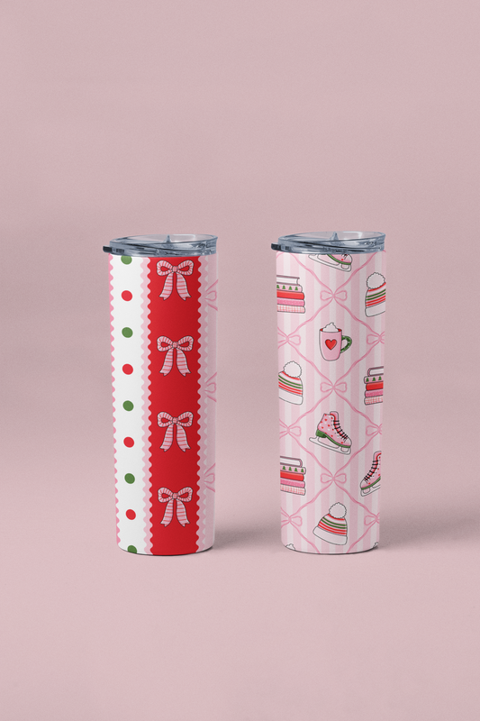 Christmas Bookish Tumbler