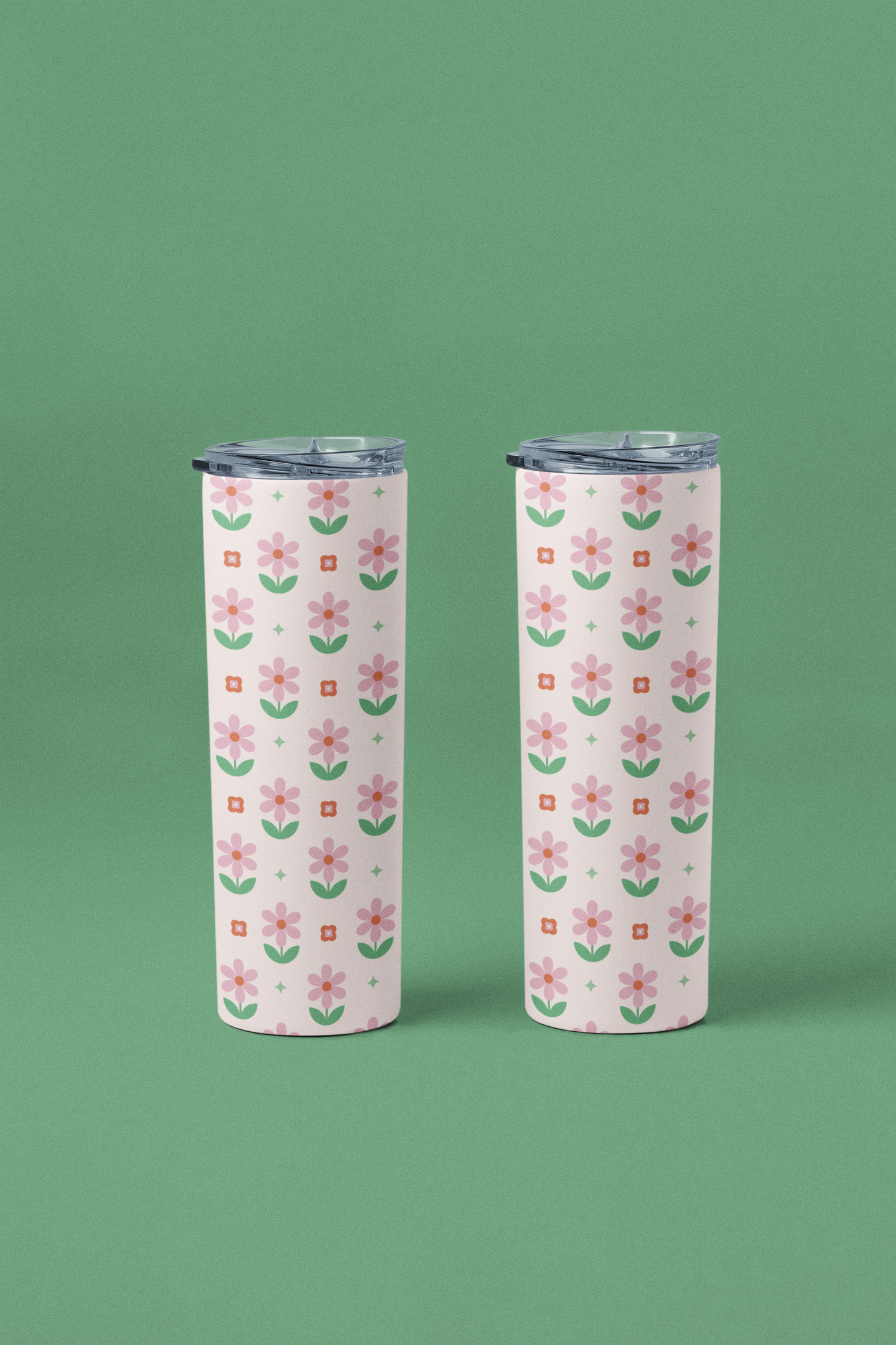 Dainty Flowers Tumbler or Flask