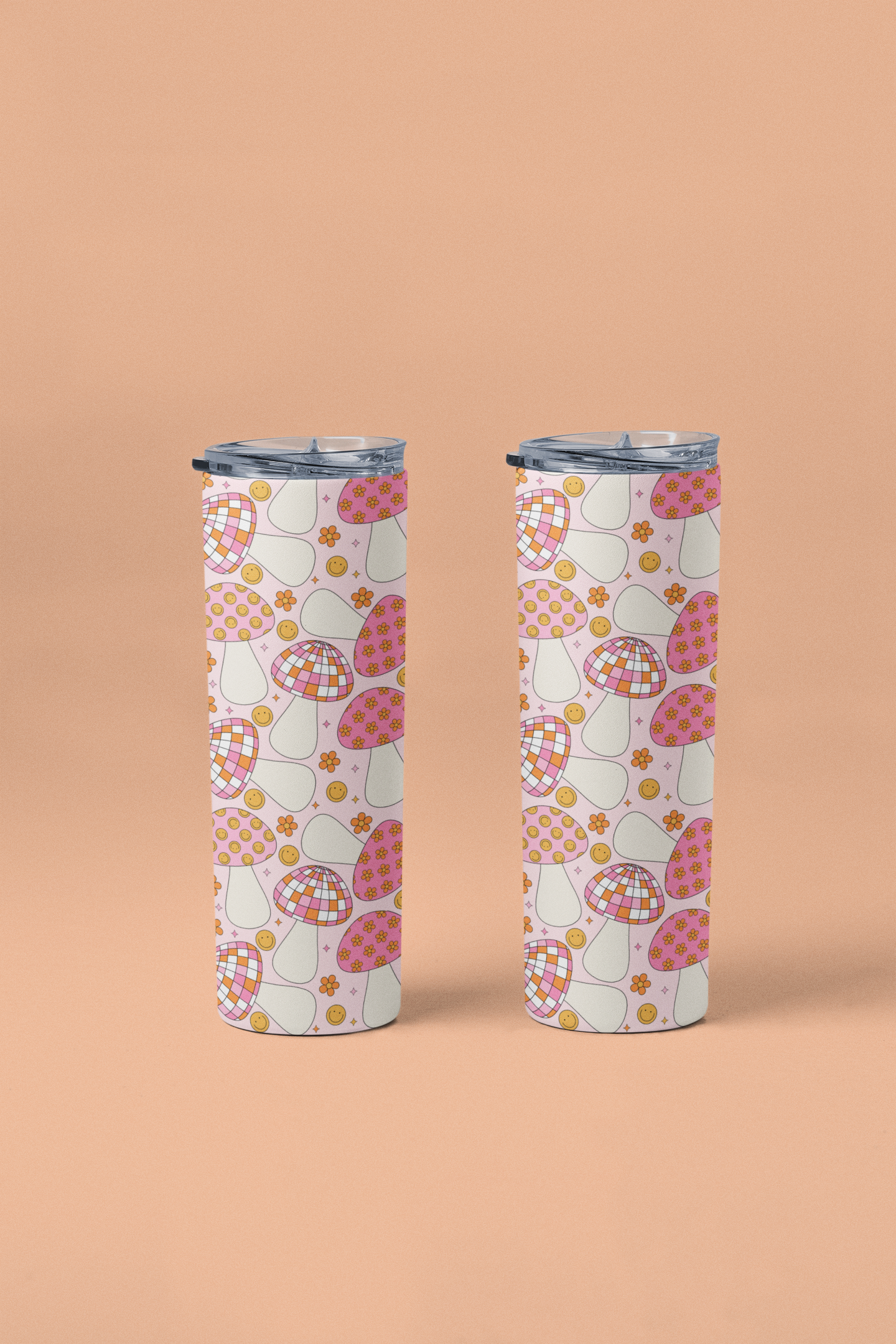 Groovy Mushies Tumbler or Flask