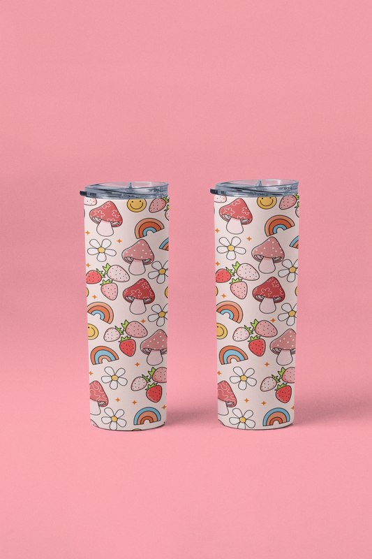 Happy Berry Mushie Tumbler or Flask