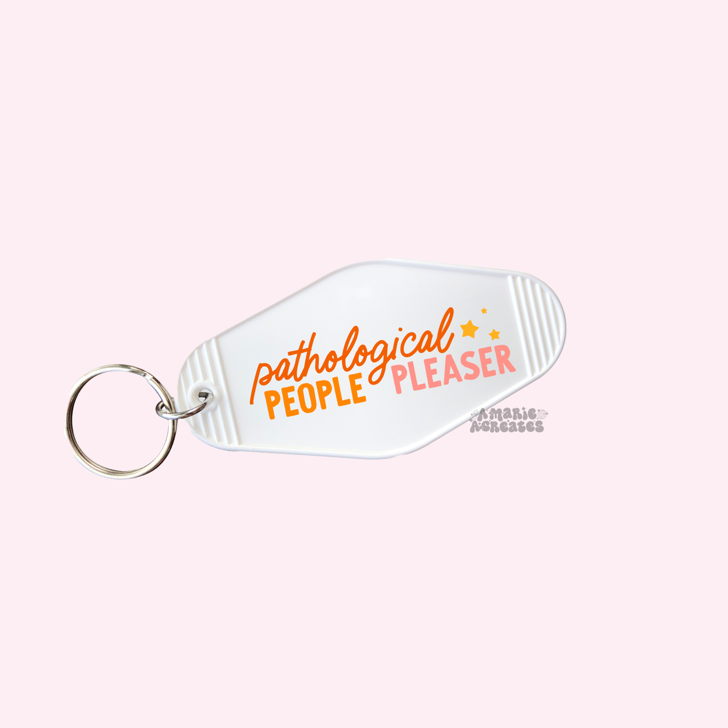 Pathological People Pleaser Keychain