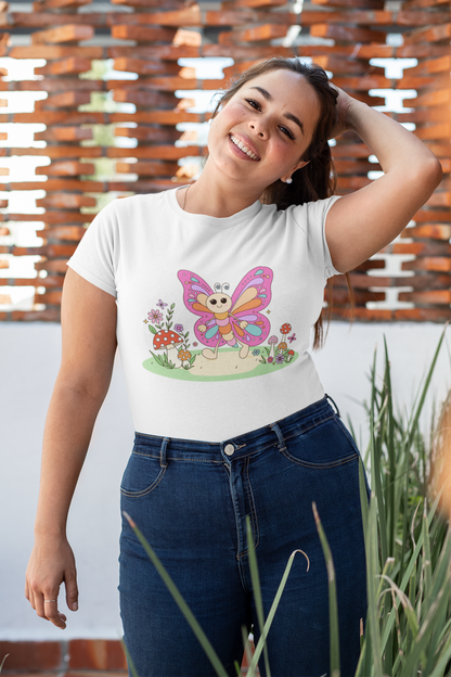 Butterfly Stroll Graphic Top