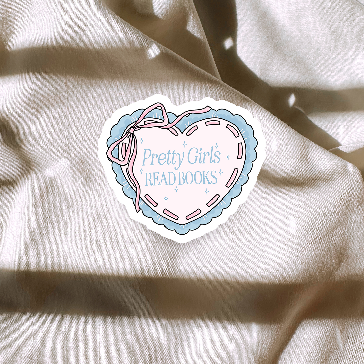 Pretty Girls Read Books Sticker