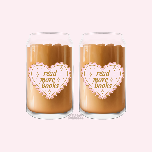 Read More Books Glass Cup