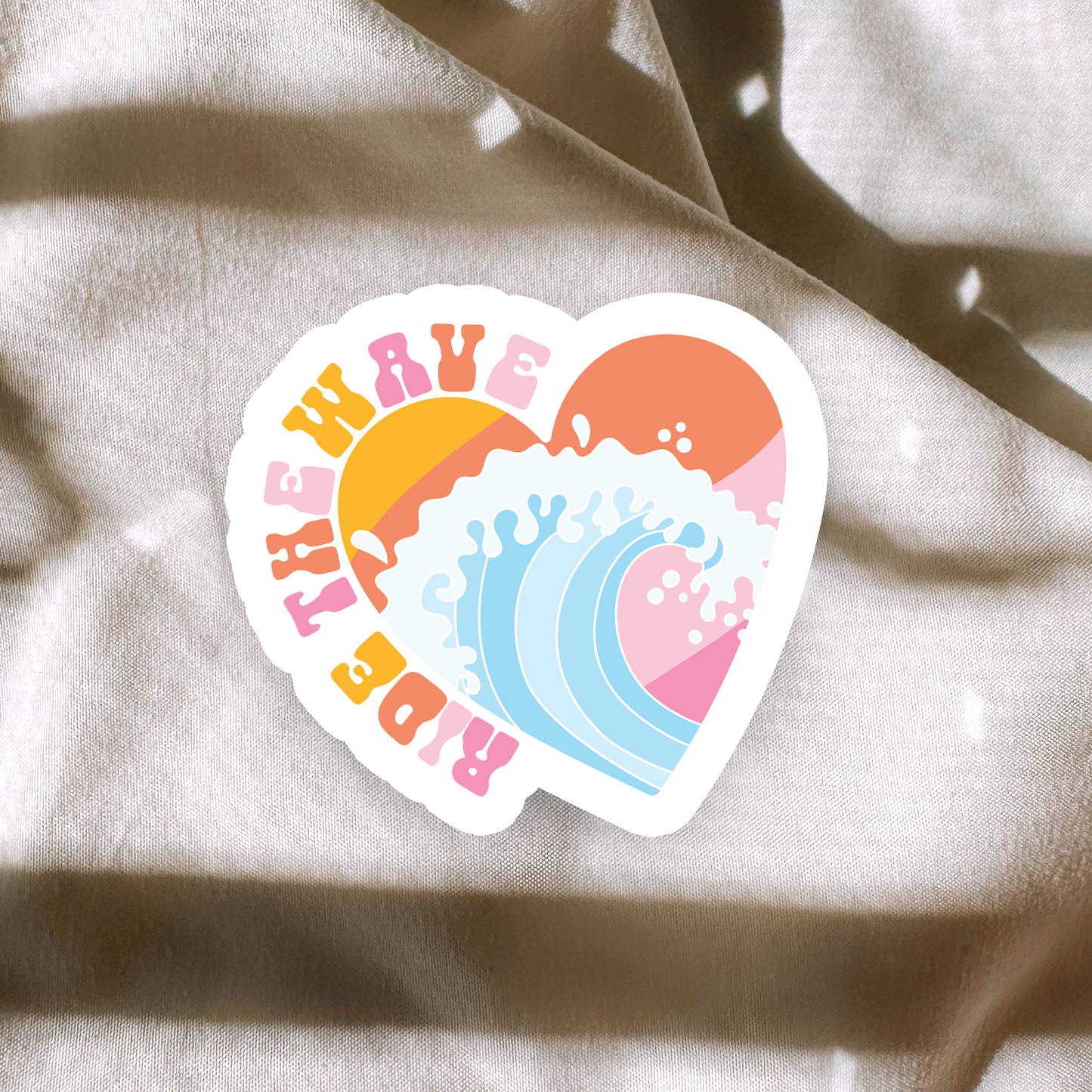 Ride The Wave Sticker