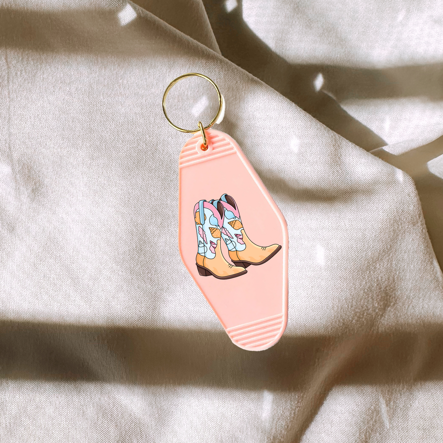 Seashell Boots Keychain