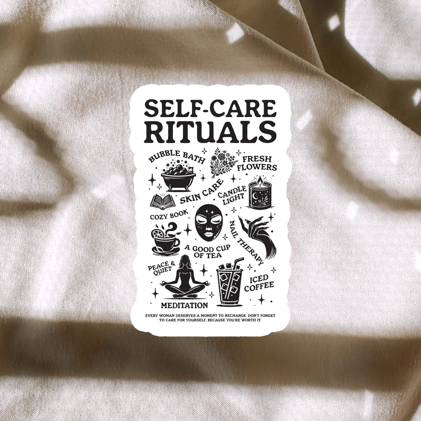 Self Care Rituals Sticker