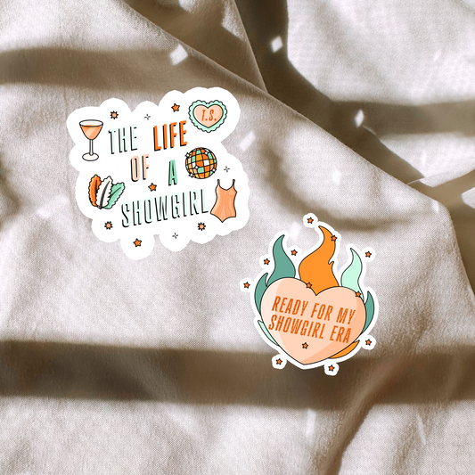 The Life Showgirl \ Showgirl Era Sticker