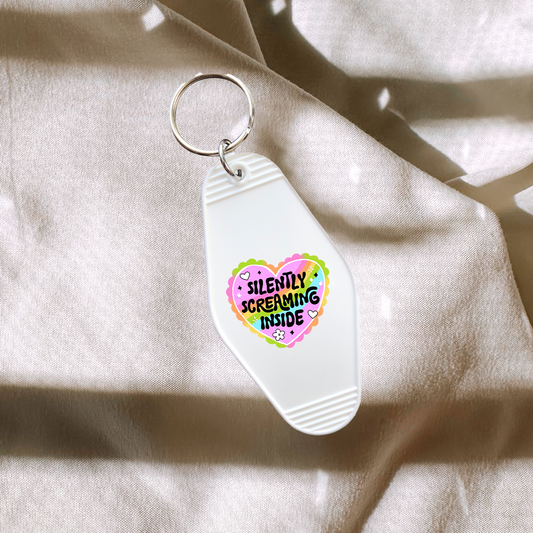 Silently Screaming Inside Keychain