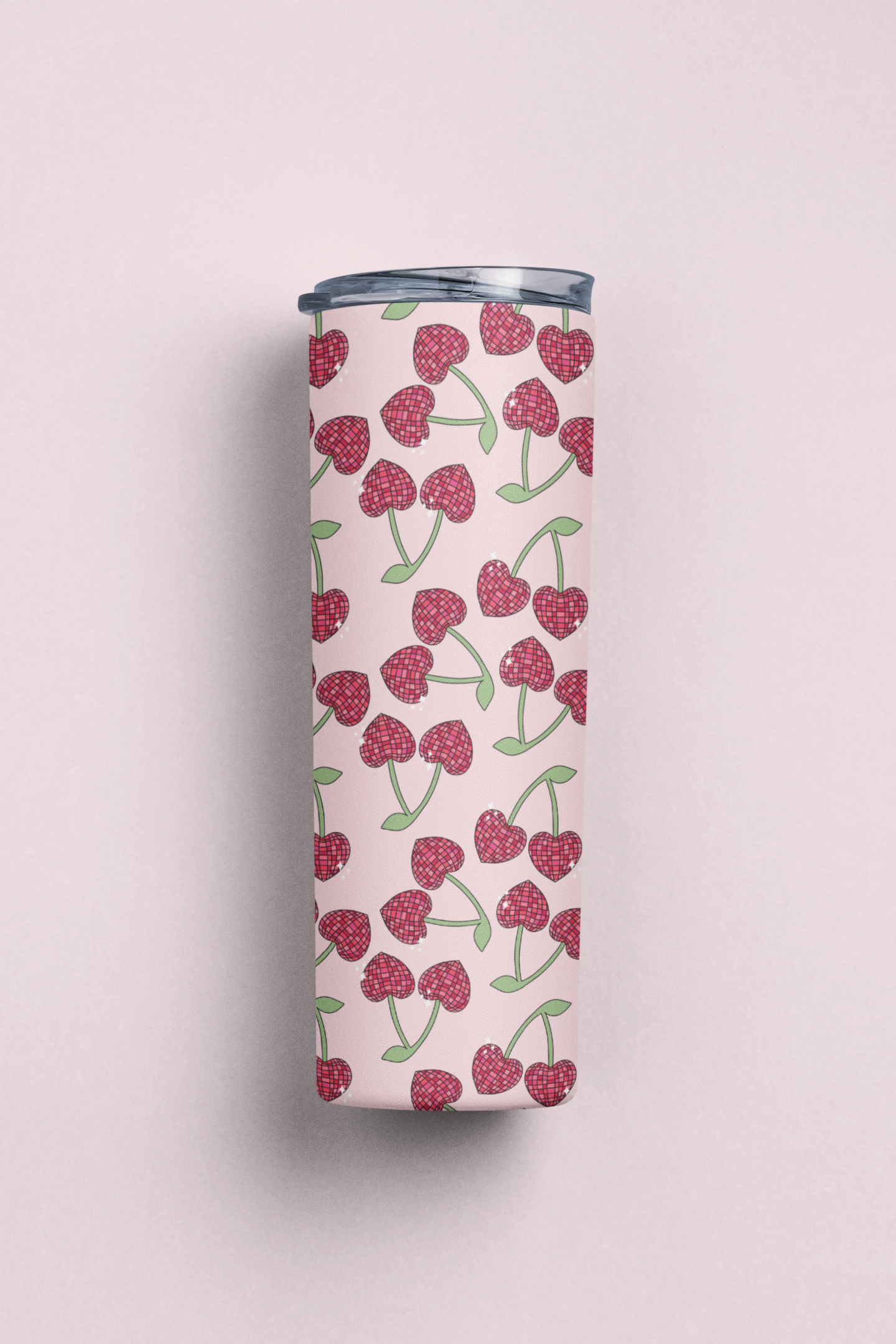 Disco Cherry Hearts Tumbler or Flask