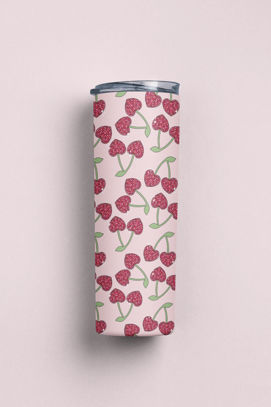 Disco Cherry Hearts Tumbler or Flask