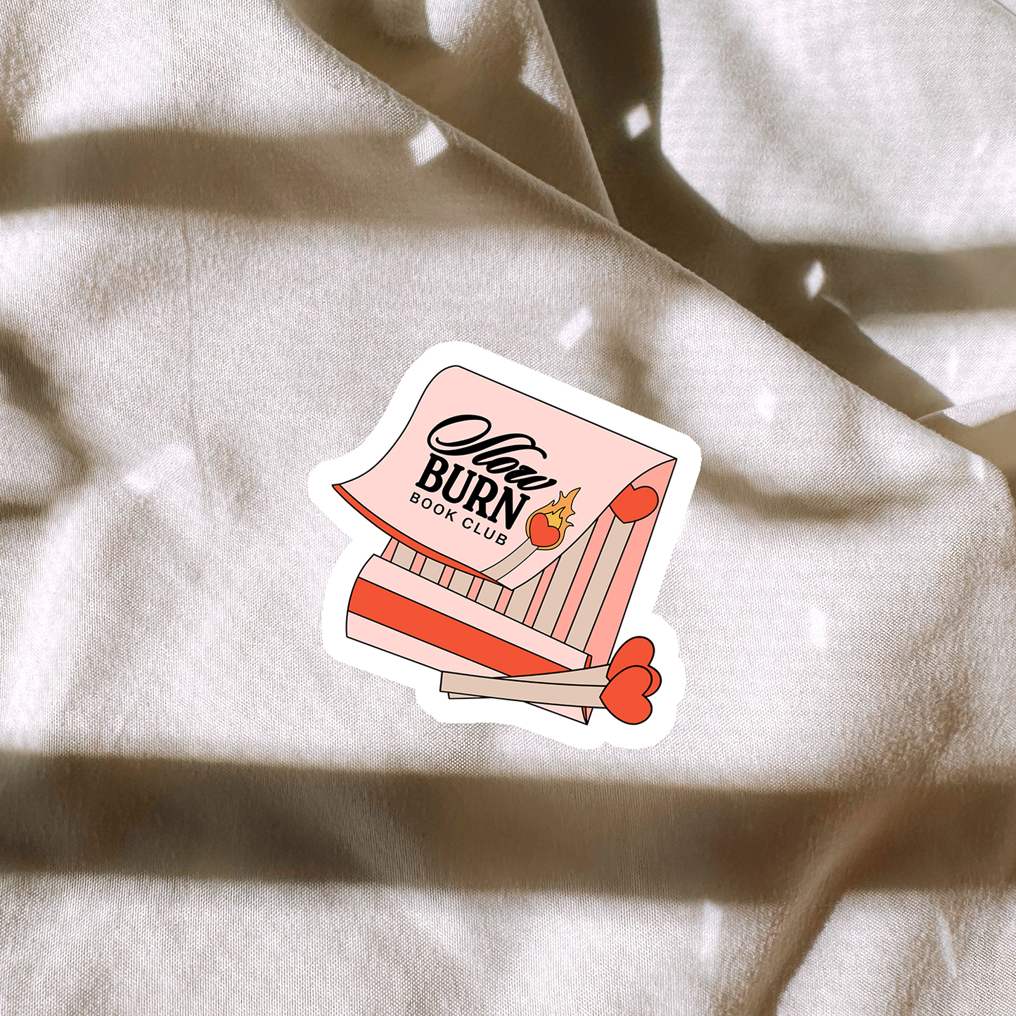 Slow Burn Bookclub | Matches Sticker