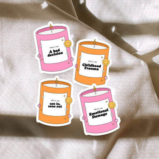 Smells Like... Candle Sayings Stickers