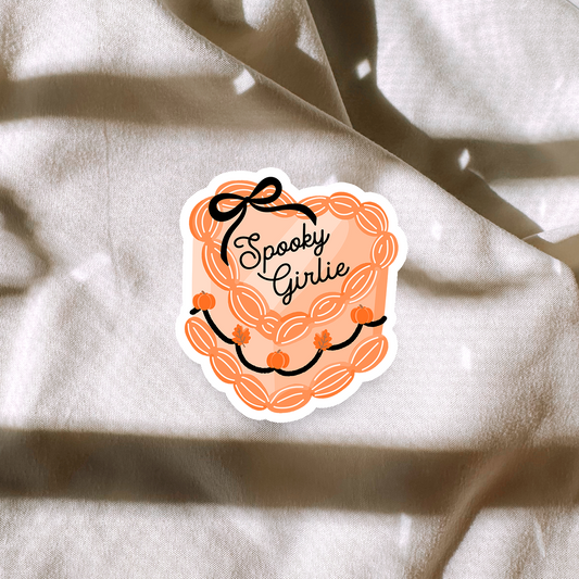 Spooky Girlie Sticker