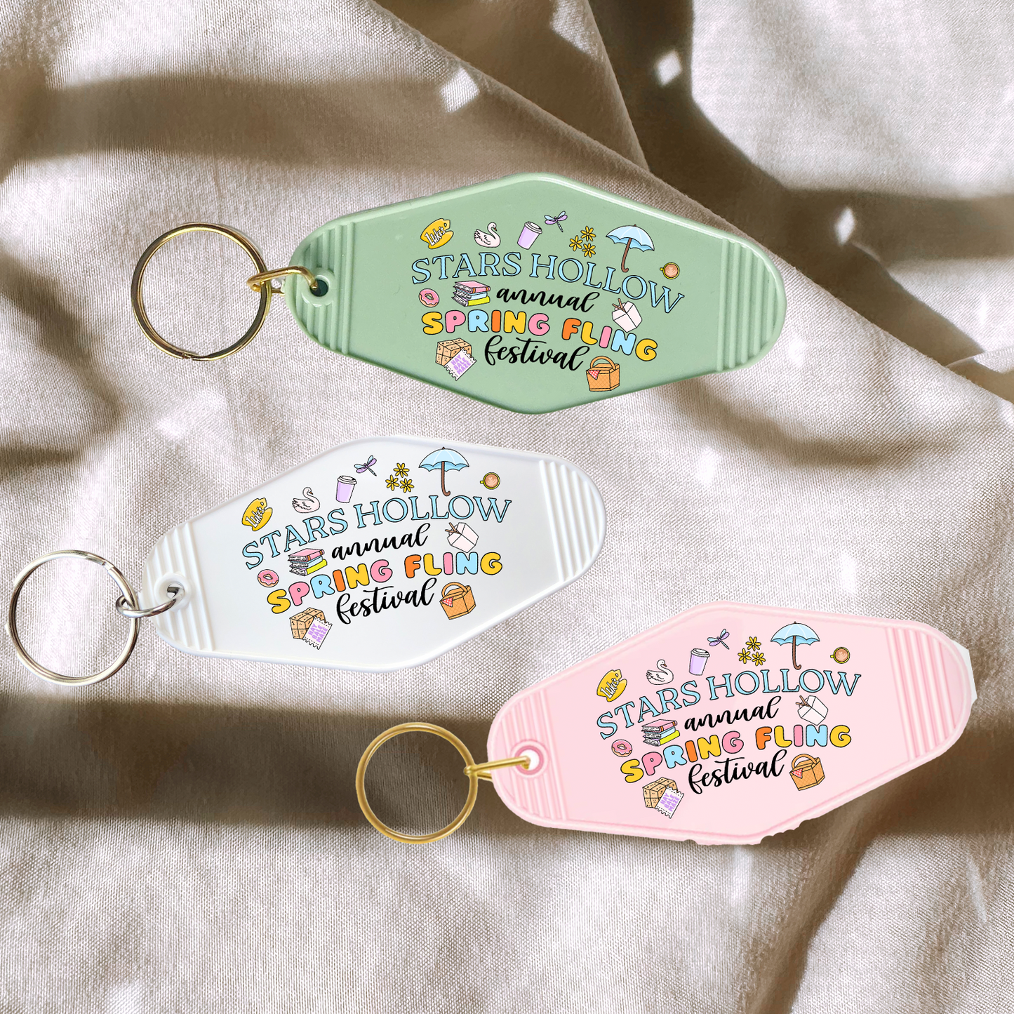 Stars Hollow Spring Fling | Gilmore Girls Keychain