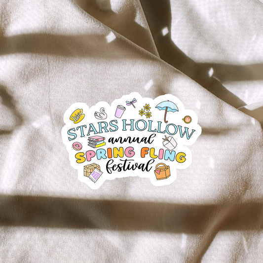 Stars Hollow Spring Fling Sticker