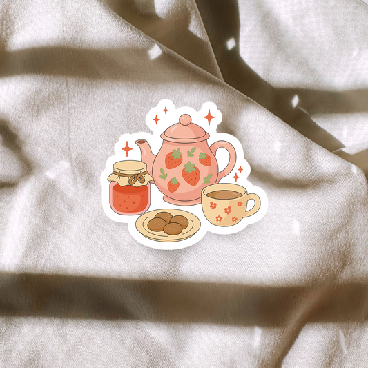 Strawberry Tea Sticker