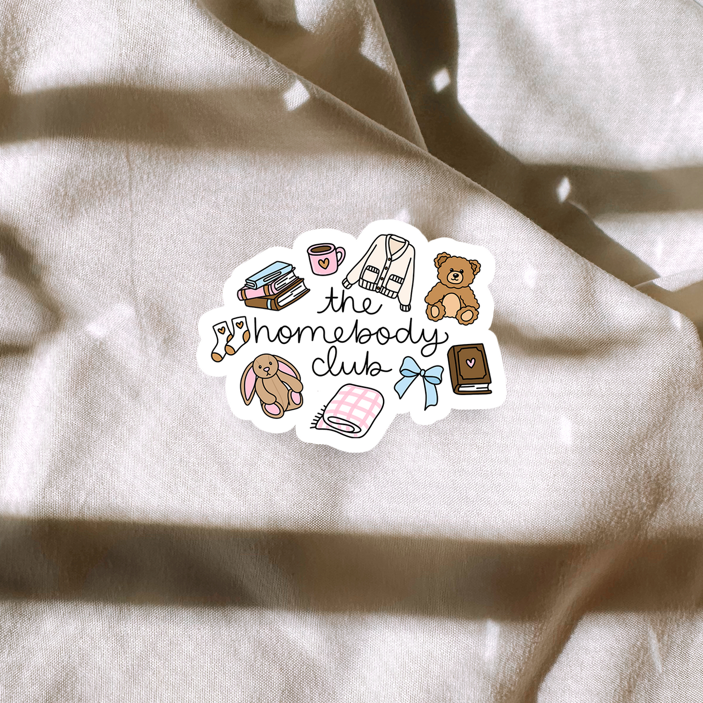 The Homebody Club Sticker