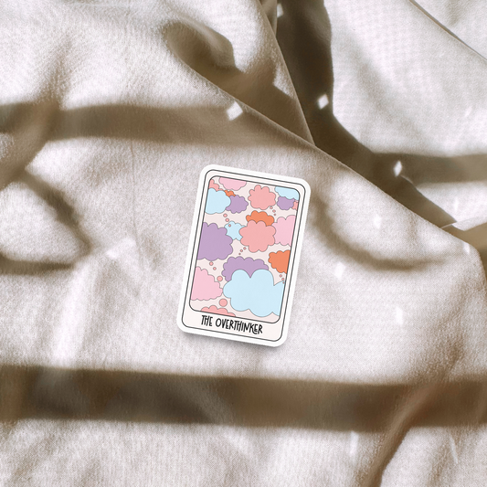 The Overthinker Tarot Card Sticker