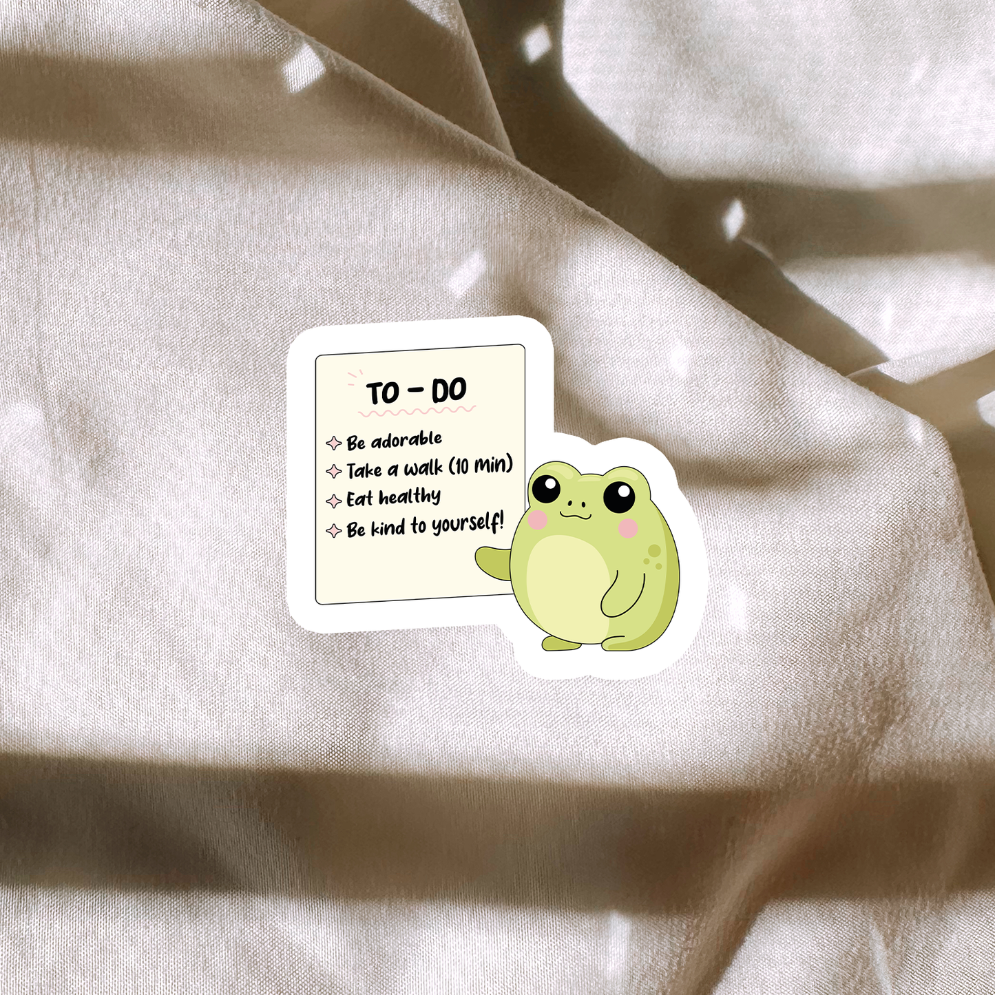 To Do List Froggy Sticker