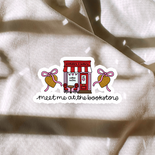 Valentines Bookstore Sticker