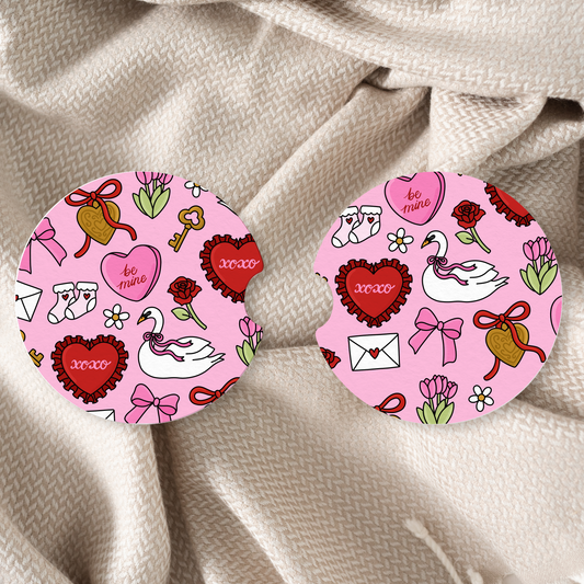 Very Valentine Car Coaster