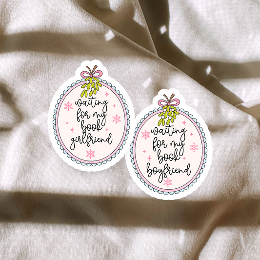 Waiting For My Book Girl/Boyfriend Sticker