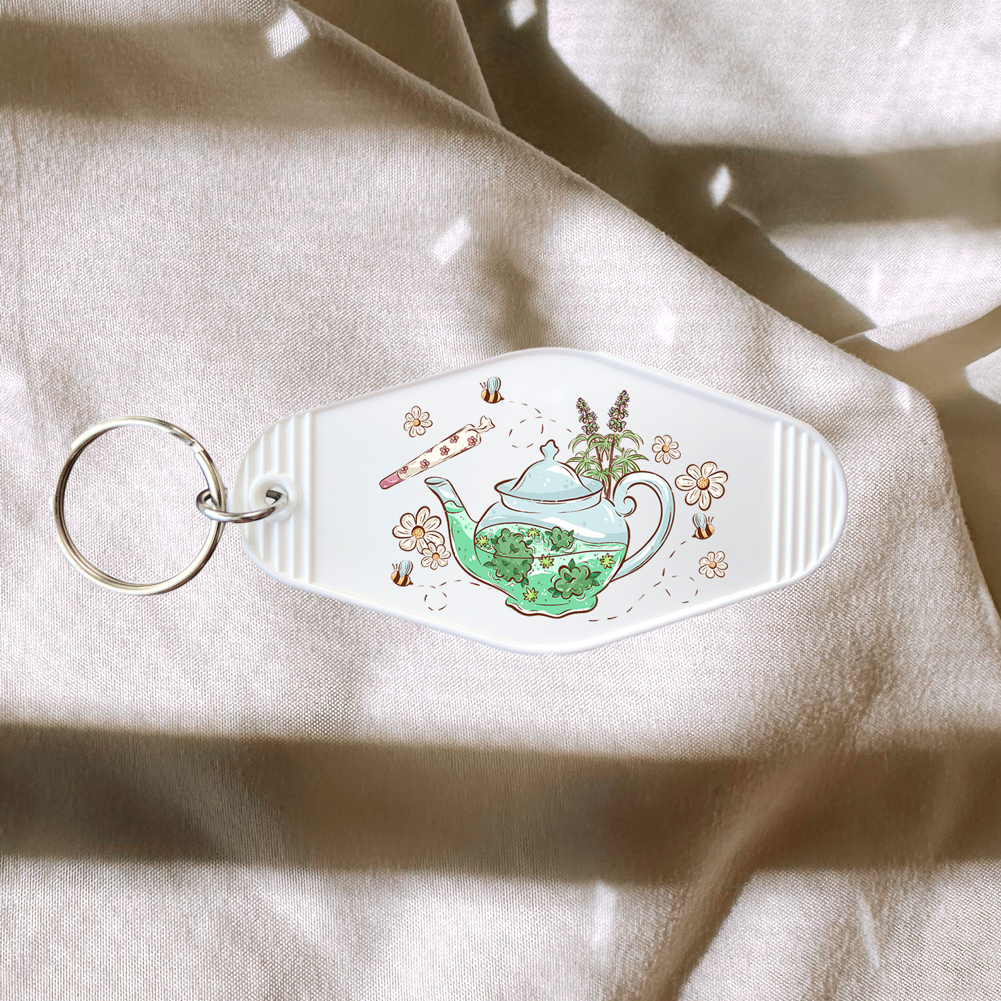 Weed Tea Keychain