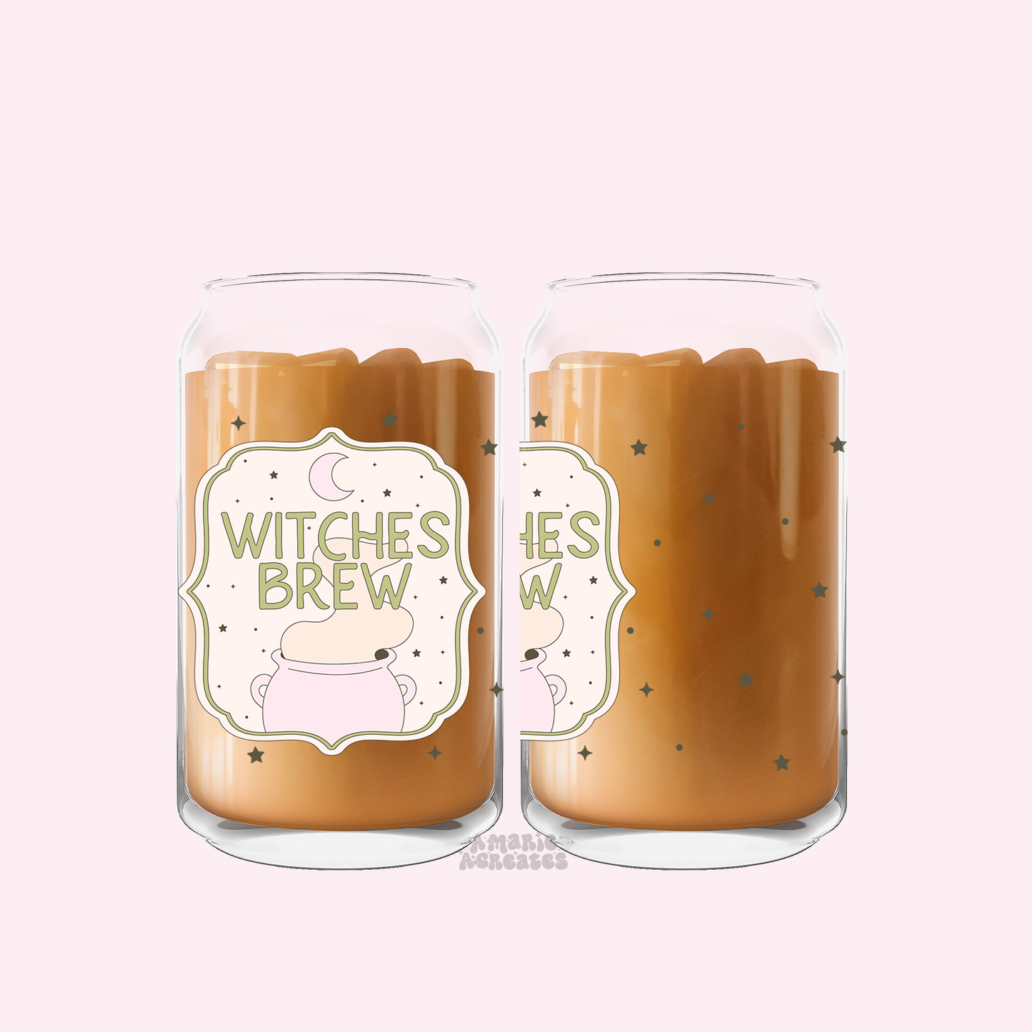 Witches Brew | Stars | Glass Cup