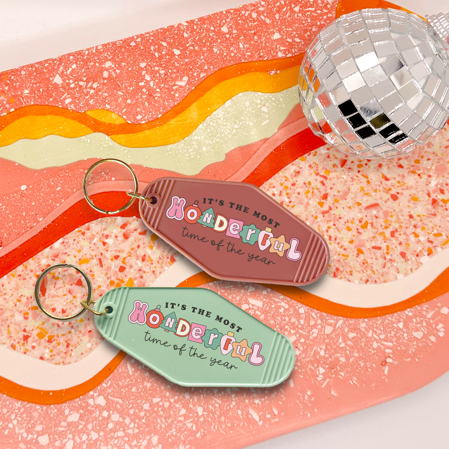 Its The Most Wonderful Time Of The Year Keychain