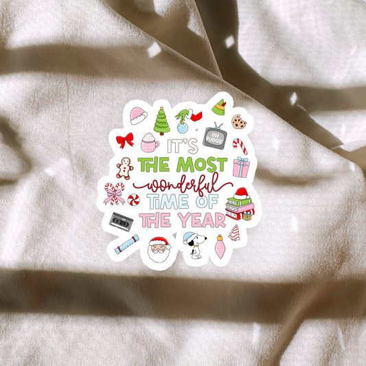 Most Wonderful Time Of The Year Sticker