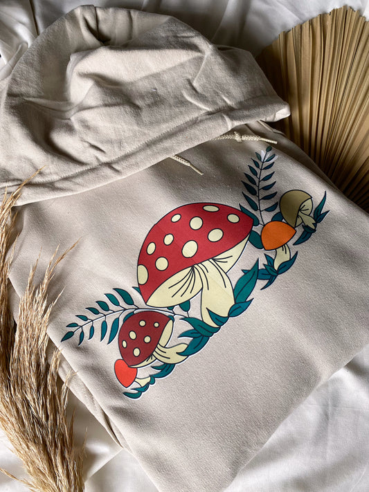 Mushroom Field Graphic Top