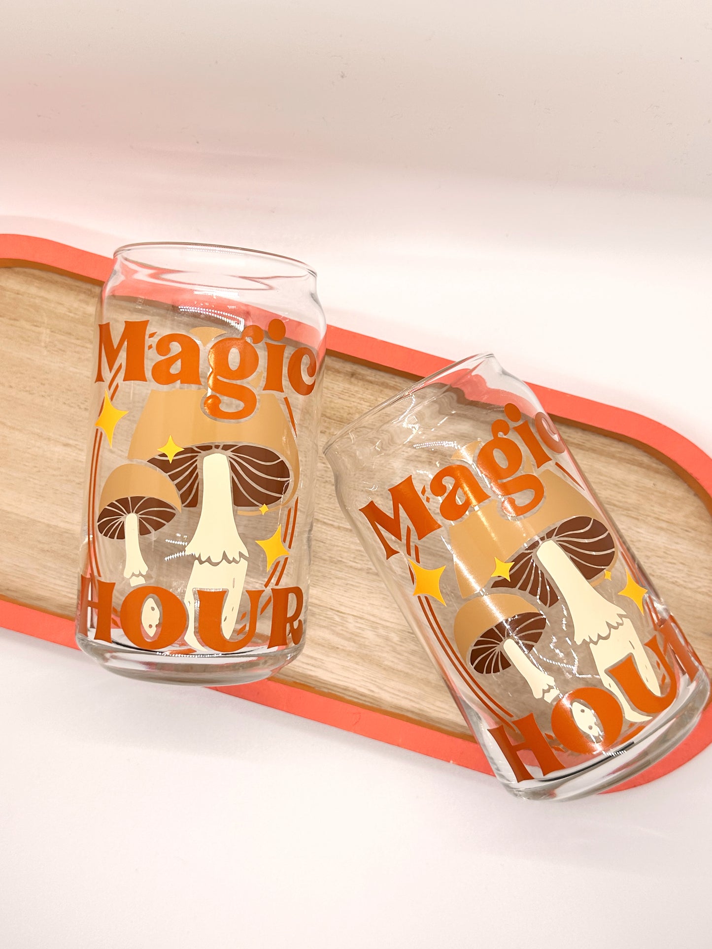 Magic Hour Mushroom Glass Cup