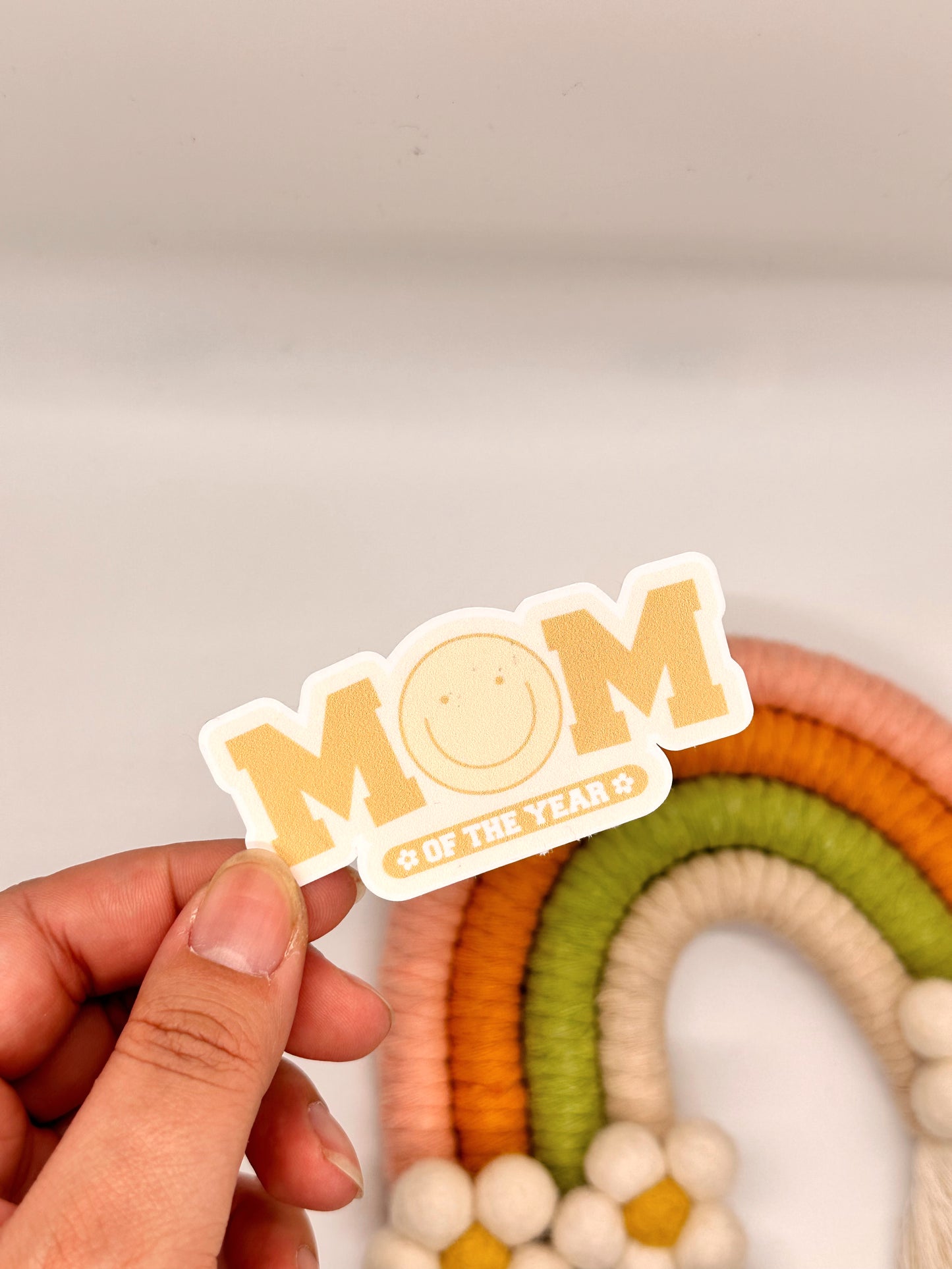 MOM Of The Year Sticker