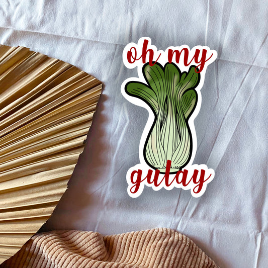 Oh My Gulay | Oh My God(Vegetables) Sticker